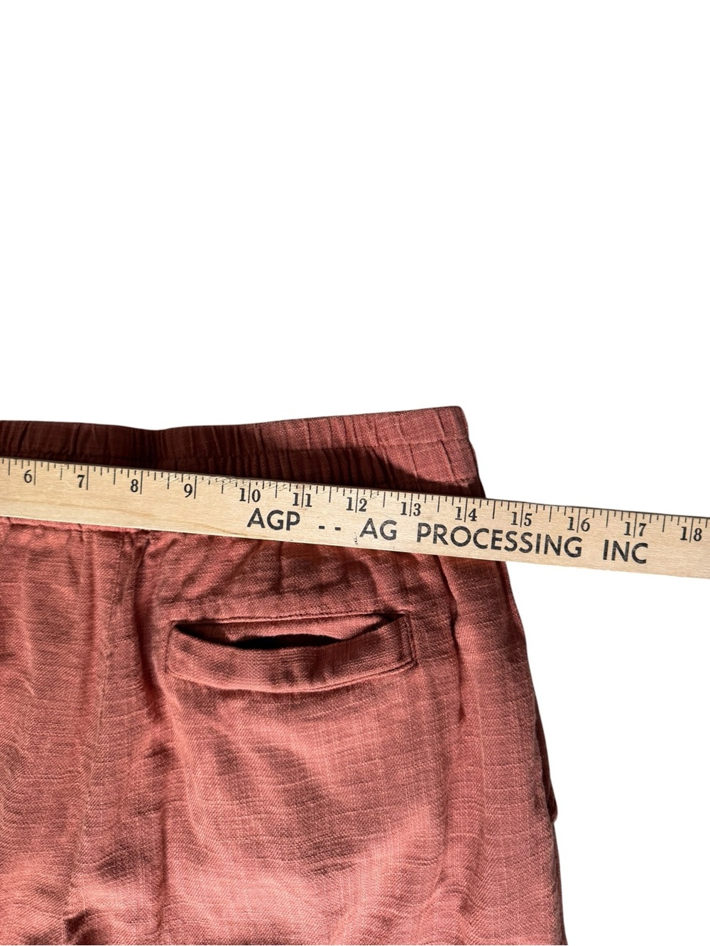 Marine Layer Linen Blend Pull-On Pants Women’s Medium Coastal Chic Resortwear - Picture 6 of 7